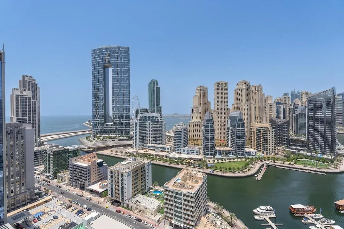 Apartment Spacious 2-Bedroom With Marina Views In Dec Tower 2 Dubai