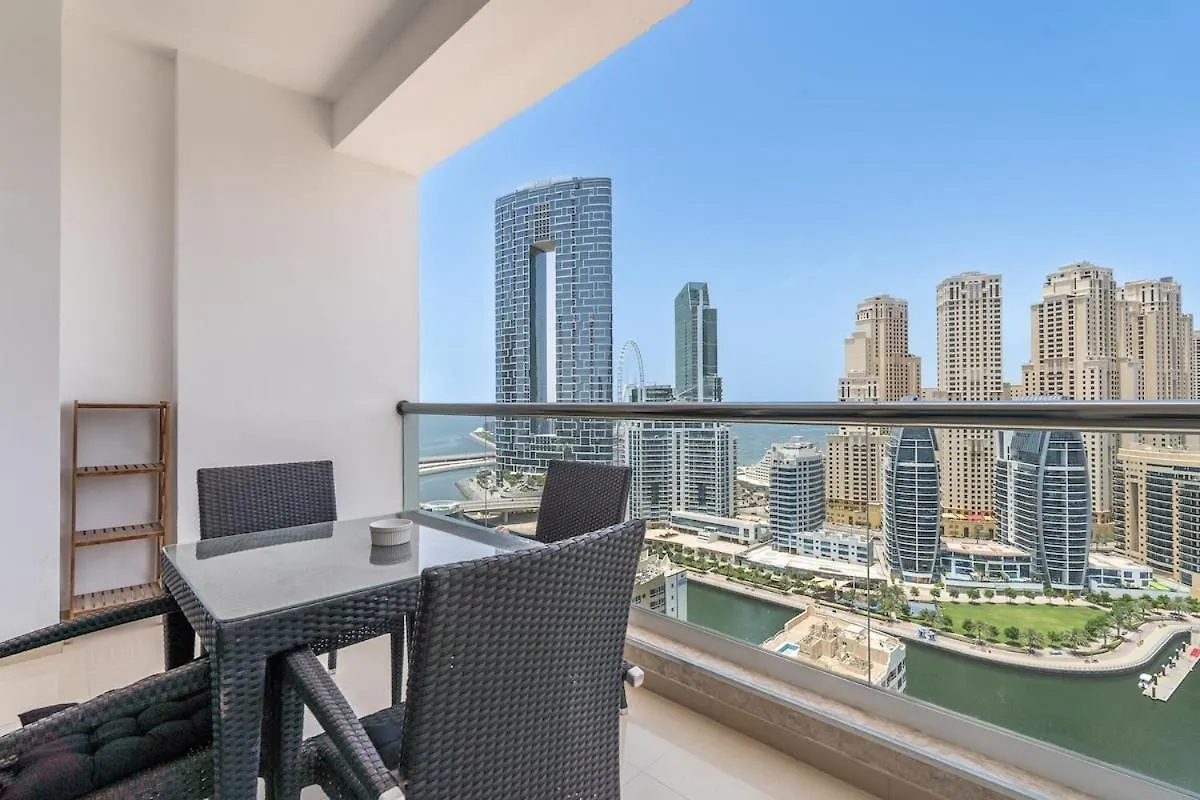 Apartment Spacious 2-Bedroom With Marina Views In Dec Tower 2 Dubai